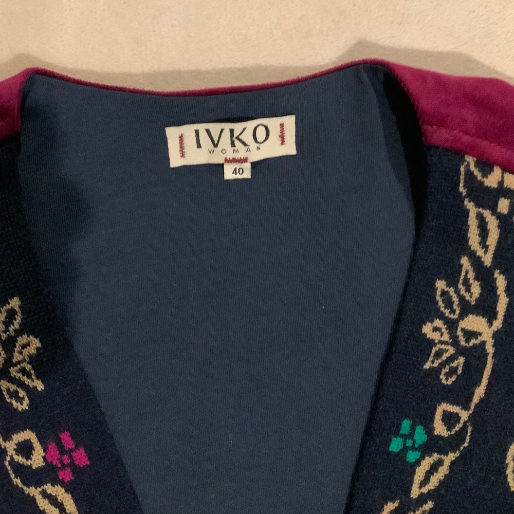 Ivko Sundance 40 Embroidered Jacket Women’s Scandi Cottagecore Officecore - Picture 4 of 9